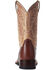 Image #3 - Ariat Men's Smooth Quill Ostrich Night Life Ultra Exotic Western Boot - Broad Square Toe, Brown, hi-res