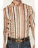 Image #3 - RANK 45&reg; Men's Durango Southwestern Striped Print Long Sleeve Button-Down Stretch Western Shirt, Tan, hi-res