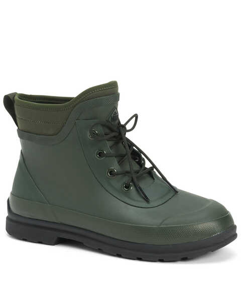 Image #1 - Muck Boots Men's Original Modern Lace-Up Boots - Round Toe, Moss Green, hi-res