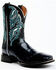 Image #1 - Dan Post Men's Eel Exotic Western Boots - Broad Square Toe, Black, hi-res