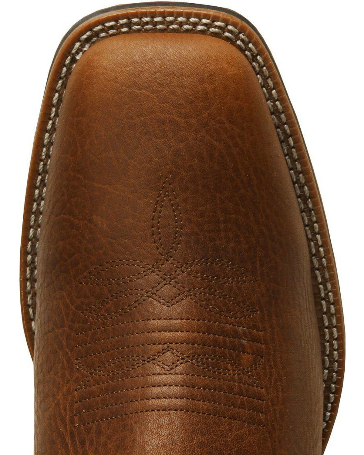 Image #6 - Laredo Men's Rancher Western Boots - Square Toe, Redwood, hi-res