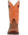 Image #4 - Durango Men's Rebel Performance Western Boots - Square Toe, Orange, hi-res