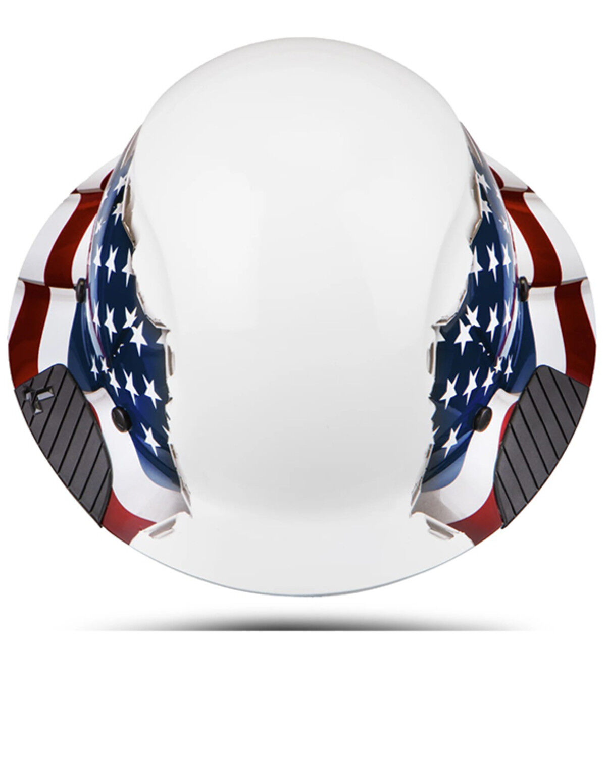Image #5 - Lift Safety DAX American Flag Full Brim Hard Hat, Red/white/blue, hi-res