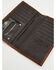 Image #2 - Cody James Men's Prescott Tooled Leather Concho Bifold Rodeo Wallet, Brown, hi-res