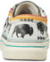 Image #3 - Ariat Girls' Buffalo Print Lace-Up Causal Hilo - Round Toe, Multi, hi-res