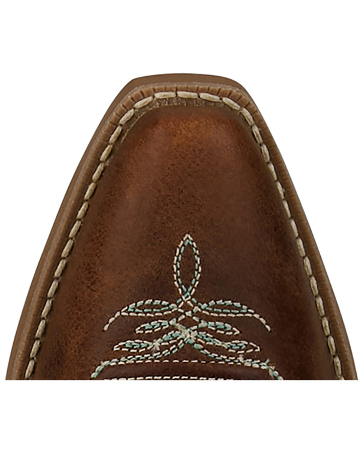 Image #6 - Justin Girls' Whinny Western Boots - Snip Toe, Cognac, hi-res