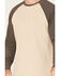 Image #3 - Hawx Men's Raglan Work T-Shirt , Brown, hi-res