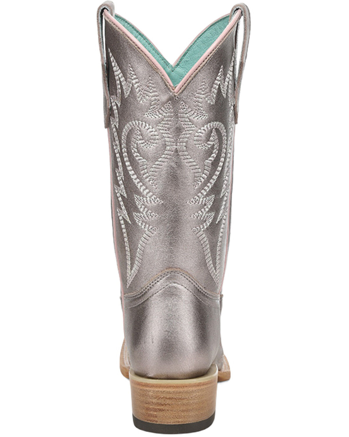 Image #4 - Corral Girls' Metallic Western Boots - Square Toe, Lilac, hi-res