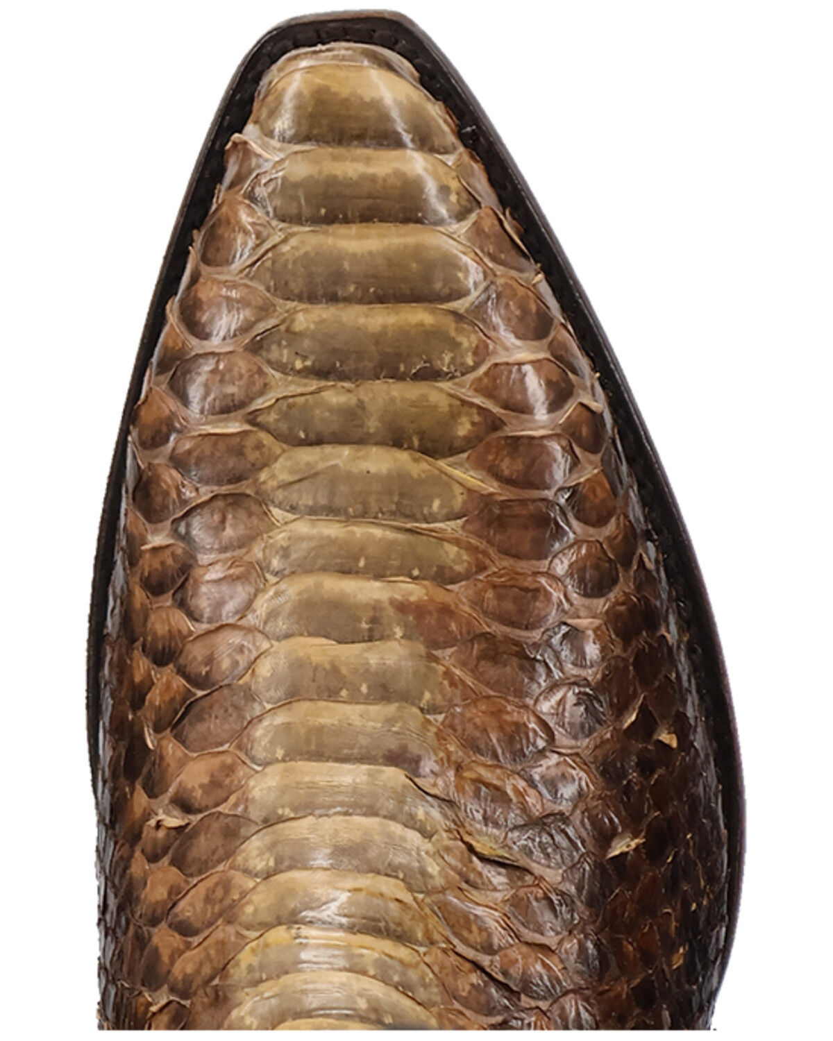 Image #6 - Dan Post Men's Exotic Python Stryker Western Boots - Snip Toe, Taupe, hi-res