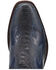 Image #6 - Dan Post Men's Exotic Ostrich Leg Western Boots - Square Toe , Blue, hi-res