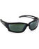 Image #1 - Edge Eyewear Men's Kazbek Polorized Safety Sunglasses, Black, hi-res