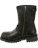 Image #2 - Milwaukee Leather Men's Classic Engineer Boots - Round Toe, Black, hi-res