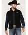 Image #1 - Cowboy Hardware Men's Mexico Rodeo Softshell Vest, Black, hi-res