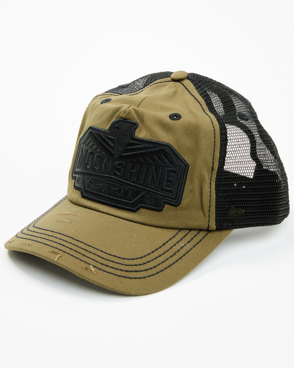 Image #1 - Moonshine Spirit&reg; Men's Thunderbird 1958 Trucker Cap, Olive, hi-res