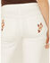 Image #4 - Shyanne Women's Payson Floral Embroidered Novelty Bootcut Comfort Stretch Denim Jeans , Natural, hi-res