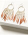 Image #1 - Idyllwind Women's Hazeltine Fringe Earrings, Brandy Brown, hi-res