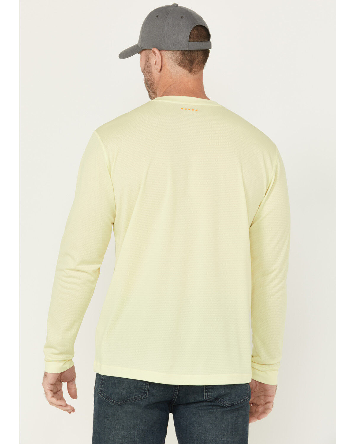 Image #4 - Ariat Men's Rebar Heat Fighter Long Sleeve Work Shirt, Light Green, hi-res