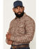 Image #2 - Cody James Men's FR Gila Striped Print Long Sleeve Snap Stretch Work Shirt, Dark Brown, hi-res