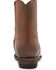 Image #5 - Frye Men's Austin Inside Zip Ankle Boots - Medium Toe , Brown, hi-res