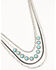 Image #1 - Shyanne Women's Layered Snake Chain Necklace, Silver, hi-res