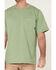 Image #3 - Hawx Men's Solid Loden Force Heavyweight Short Sleeve Work Pocket T-Shirt , Loden, hi-res