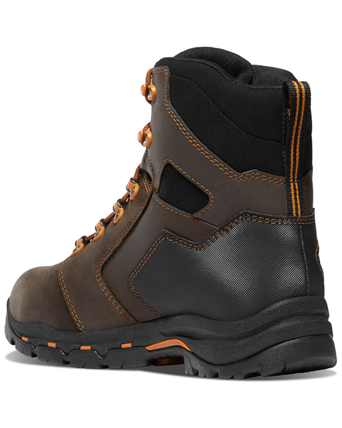 Image #3 - Danner Men's 6" Vicious Waterproof Work Boots - Composite Toe, Brown, hi-res