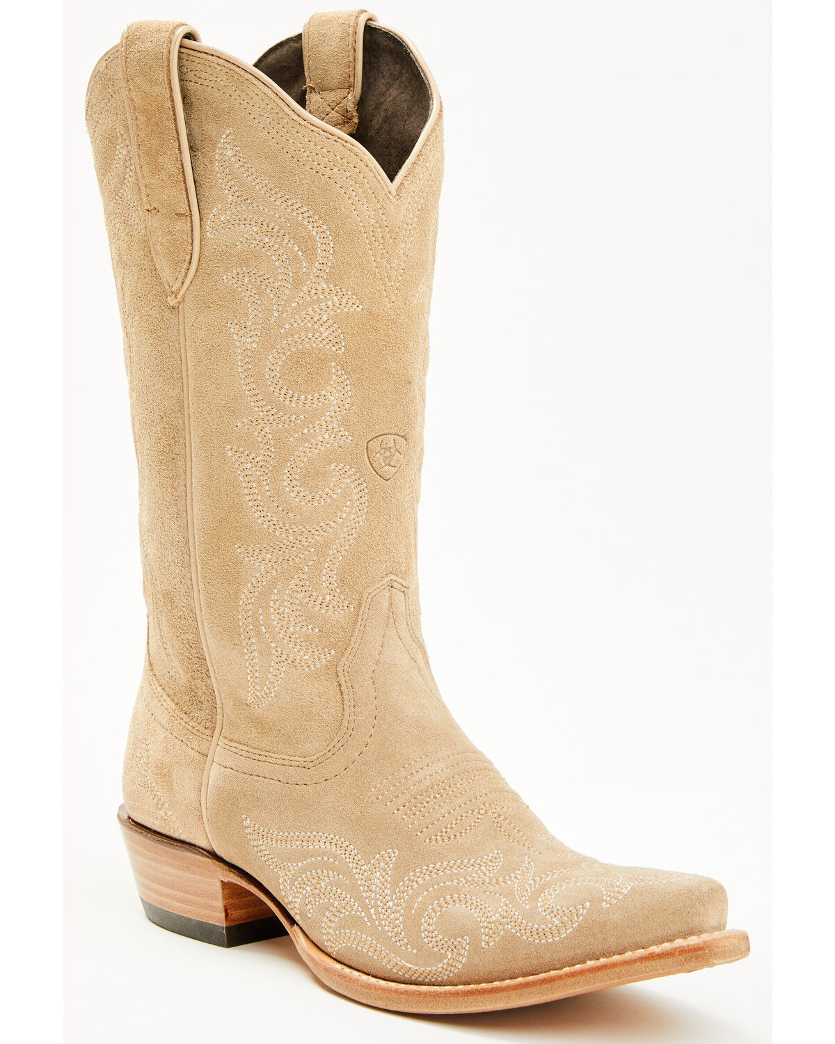 Ariat Women's Hazen Western Boots - Snip Toe, Taupe, hi-res