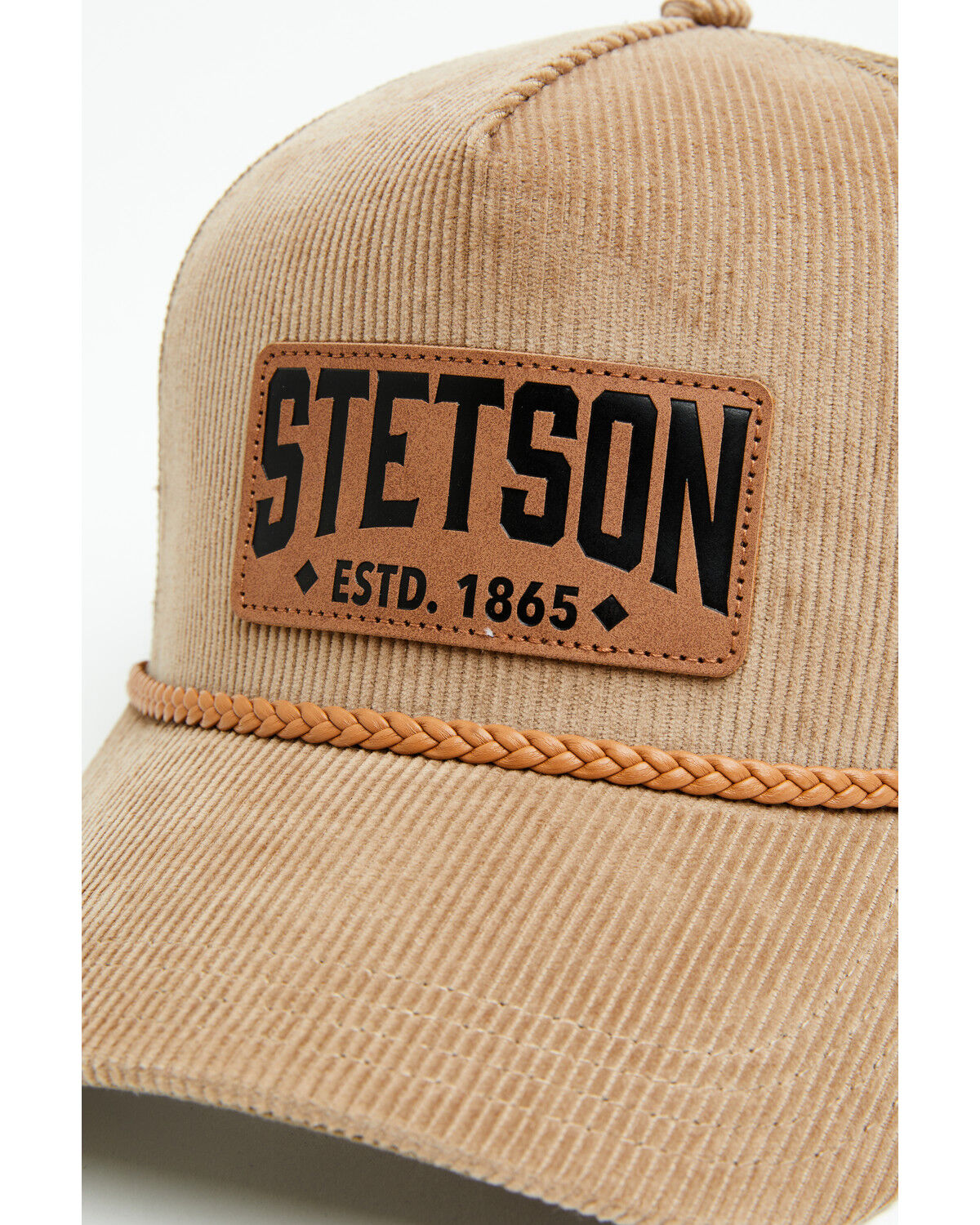 Image #2 - Stetson Men's Corduroy Ball Cap, Brown, hi-res
