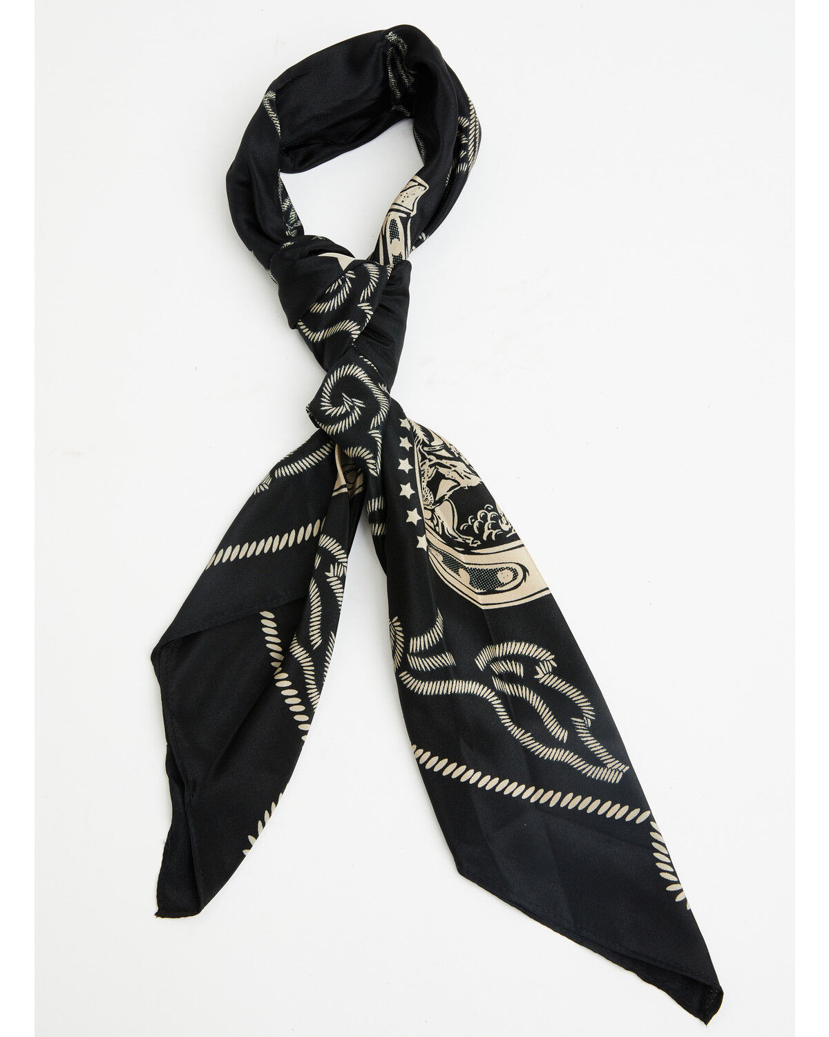 Idyllwind Women's Essex Silky Wild Rag, Black, hi-res