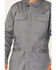 Image #3 - Hawx Men's FR Solid Coveralls - Short, Medium Grey, hi-res