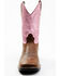 Image #4 - Shyanne Girls' Miss Molly Western Boots - Broad Square Toe, Pink, hi-res