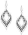 Image #1 - Montana Silversmiths Women's American Made Spirit Earrings, Silver, hi-res