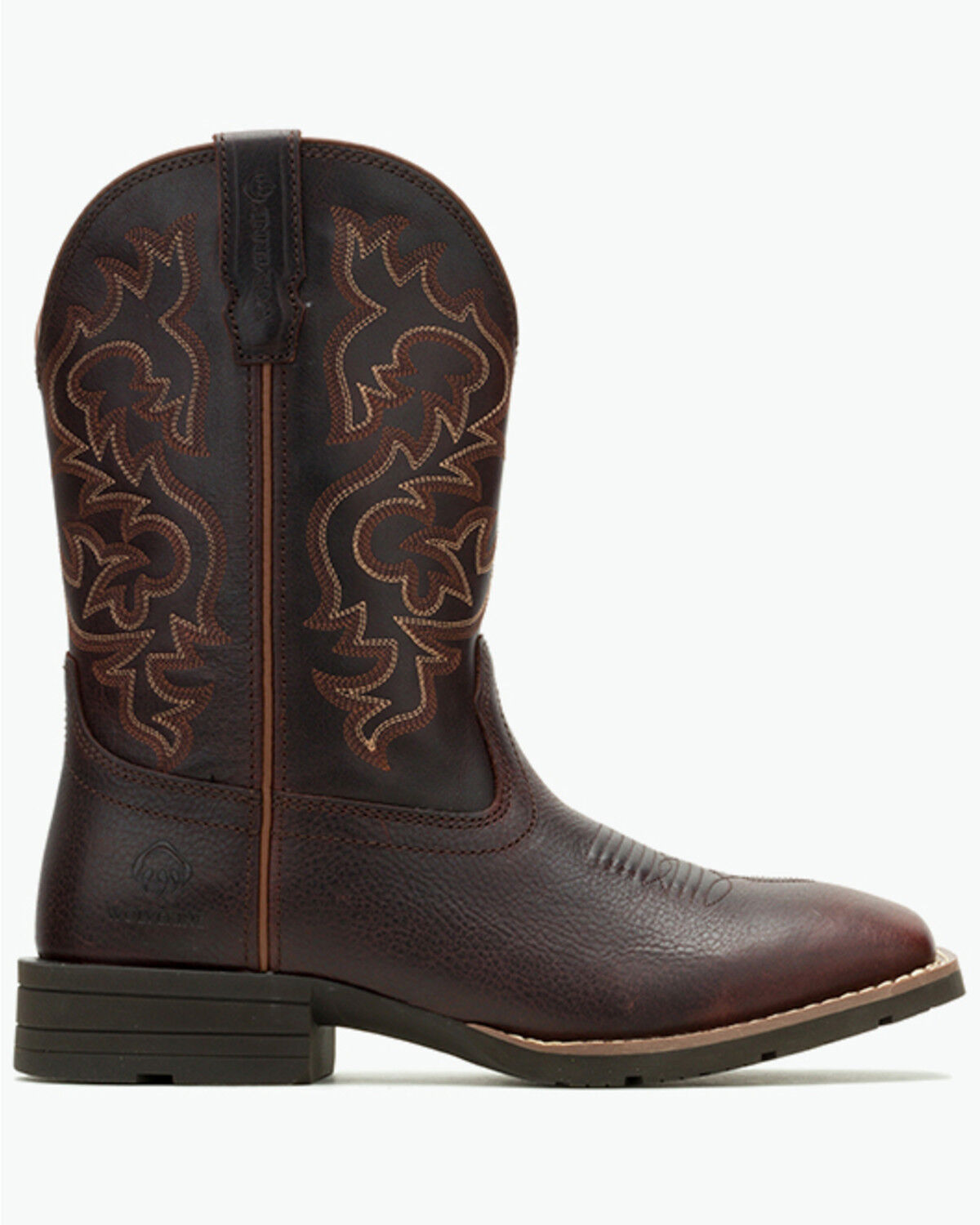 Image #2 - Wolverine Men's 10" Wheatland Saddle Series Wellington Work Boots - Steel Toe, Brown, hi-res