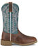 Image #3 - Justin Women's Ashtyn Performance Western Boots - Broad Square Toe, Brown, hi-res