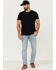 Image #1 - Levi's Men's Everyday Authentic Light Wash Stretch Slim Straight Jeans, Light Medium Wash, hi-res