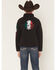 Image #1 - RANK 45&reg; Boys' Mexico Flag Seal Softshell Jacket, Black, hi-res