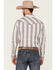 Image #4 - Moonshine Spirit&reg; Men's Stripe Plaid Long Sleeve Snap Western Shirt, White, hi-res