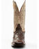 Image #4 - Cody James Men's Exotic Full Quill Ostrich Western Boots - Broad Square Toe, Brown, hi-res