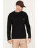 Image #1 - CAT Men's FR Long Sleeve Pocket Work T-Shirt , Black, hi-res