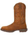 Image #3 - Durango Men's Rebel Waterproof Western Boots - Broad Square Toe, Brown, hi-res