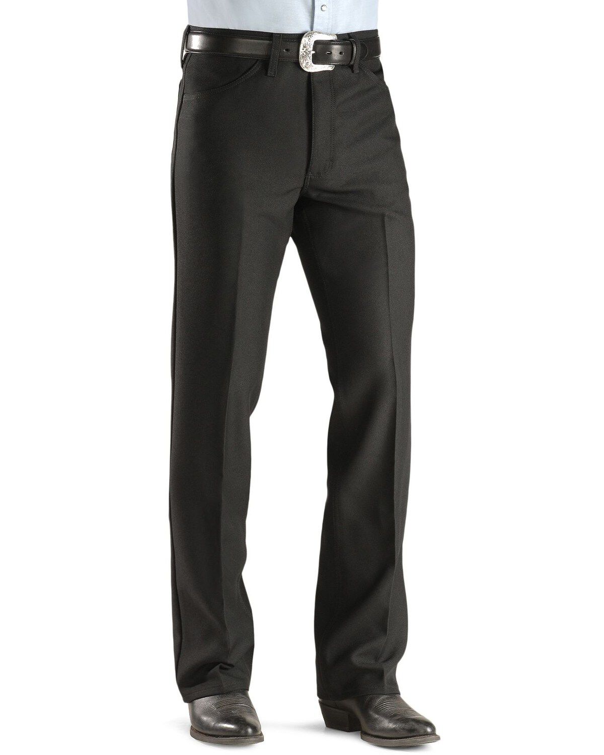 Image #2 - Wrangler Wrancher Dress Jeans - Big, Black, hi-res