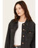 Image #2 - Wrangler Women's Denim Trucker Jacket, Black, hi-res