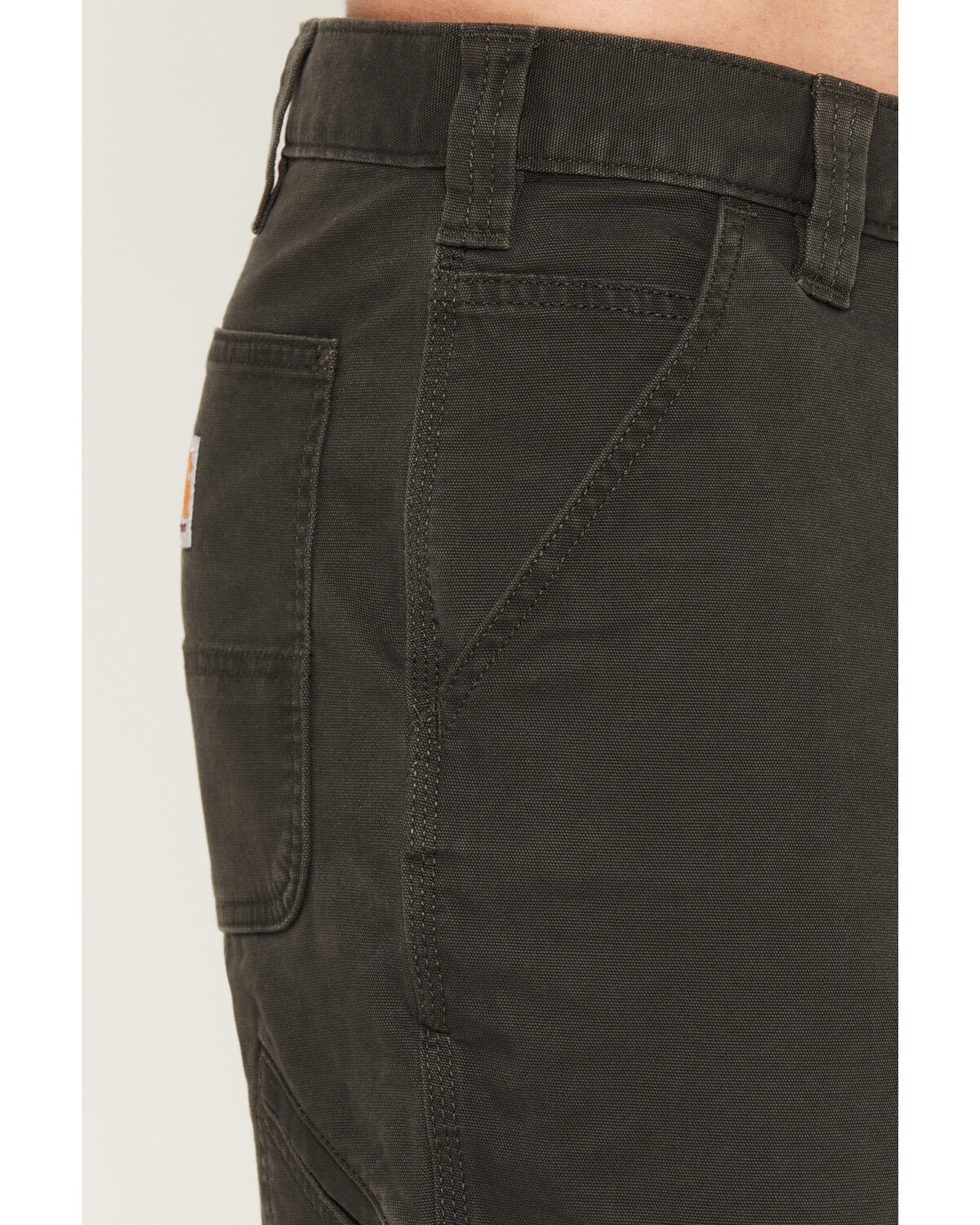 Image #2 - Carhartt Men's Peat Rugged Flex&reg; Rigby Dungaree Work Pants, Loden, hi-res