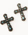 Image #3 - Shyanne Women's Desert Wanderer Turquoise Cross 6-Piece Earrings Set, Silver, hi-res