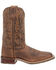 Image #2 - Laredo Men's Rustic Rancher Stockman Boots, Brown, hi-res