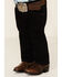 Image #2 - Cody James Toddler Boys' Night Rider Mid Rise Rigid Relaxed Bootcut Jeans, Black, hi-res