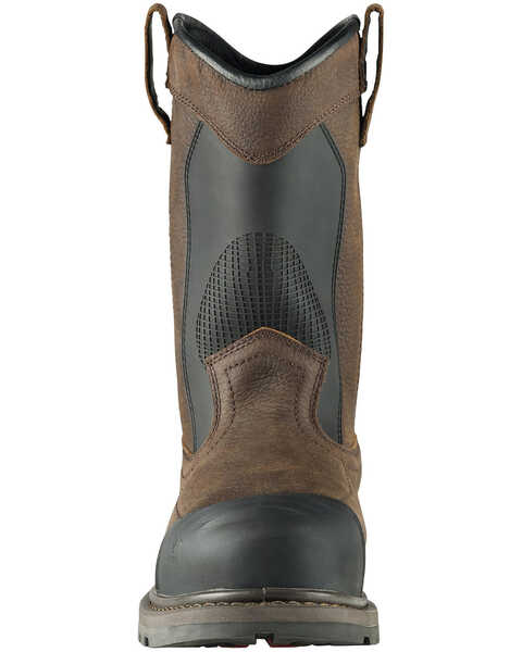 Image #5 - Avenger Men's Hammer Met Guard Western Work Boots - Carbon Safety Toe, Brown, hi-res