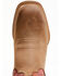 Image #6 - Lucchese Men's Gordon Western Boot - Broad Square Toe, Tan, hi-res