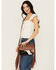 Image #1 - Shyanne Women's Hair On Tooled Crossbody Bag, Brown, hi-res