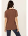 Image #4 - Wrangler Women's Boot Barn Exclusive Spirit of the West Short Sleeve Graphic Tee, Brown, hi-res